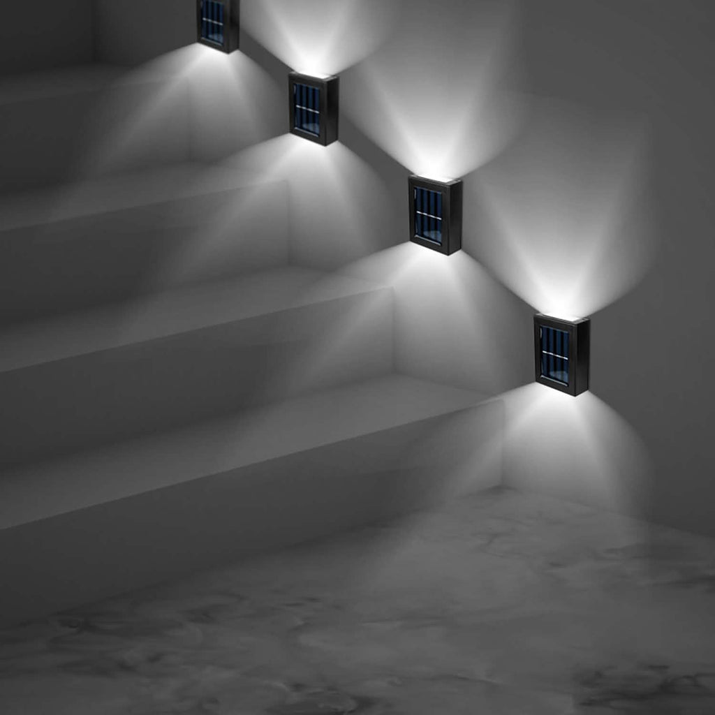 2-Piece: Solar Deck Outdoor Lights