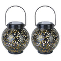 2-Piece: Solar Powered Hanging Lights