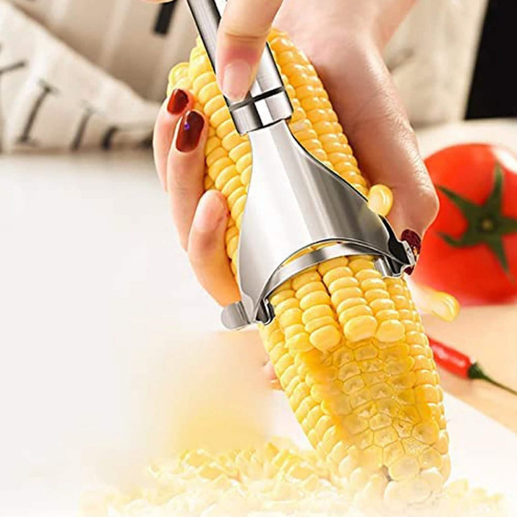 2-Piece: Stainless Steel Corn Cob Peelers