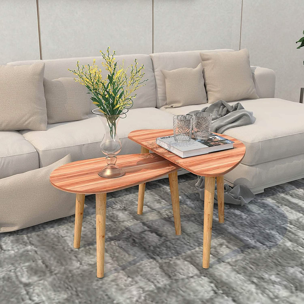 2-Piece: Teardrop Nesting Coffee Tables