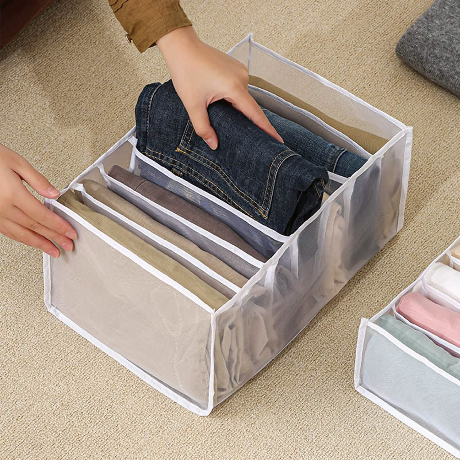 2-Piece: Wardrobe Clothes Organizer