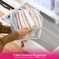 2-Piece: Wardrobe Clothes Organizer