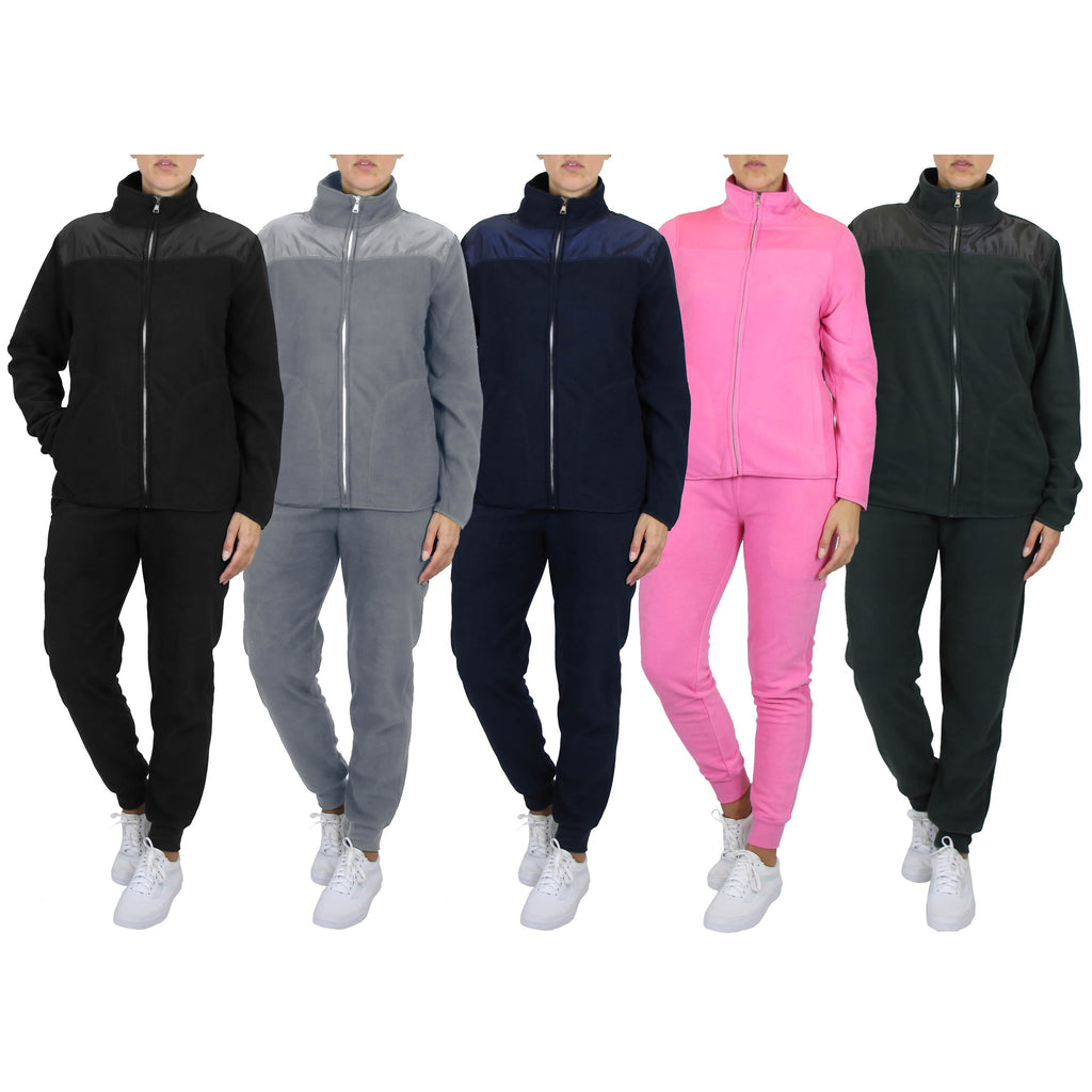 2-Piece: Women's Fashion Sweater and Jogger Polar Fleece Matching Set
