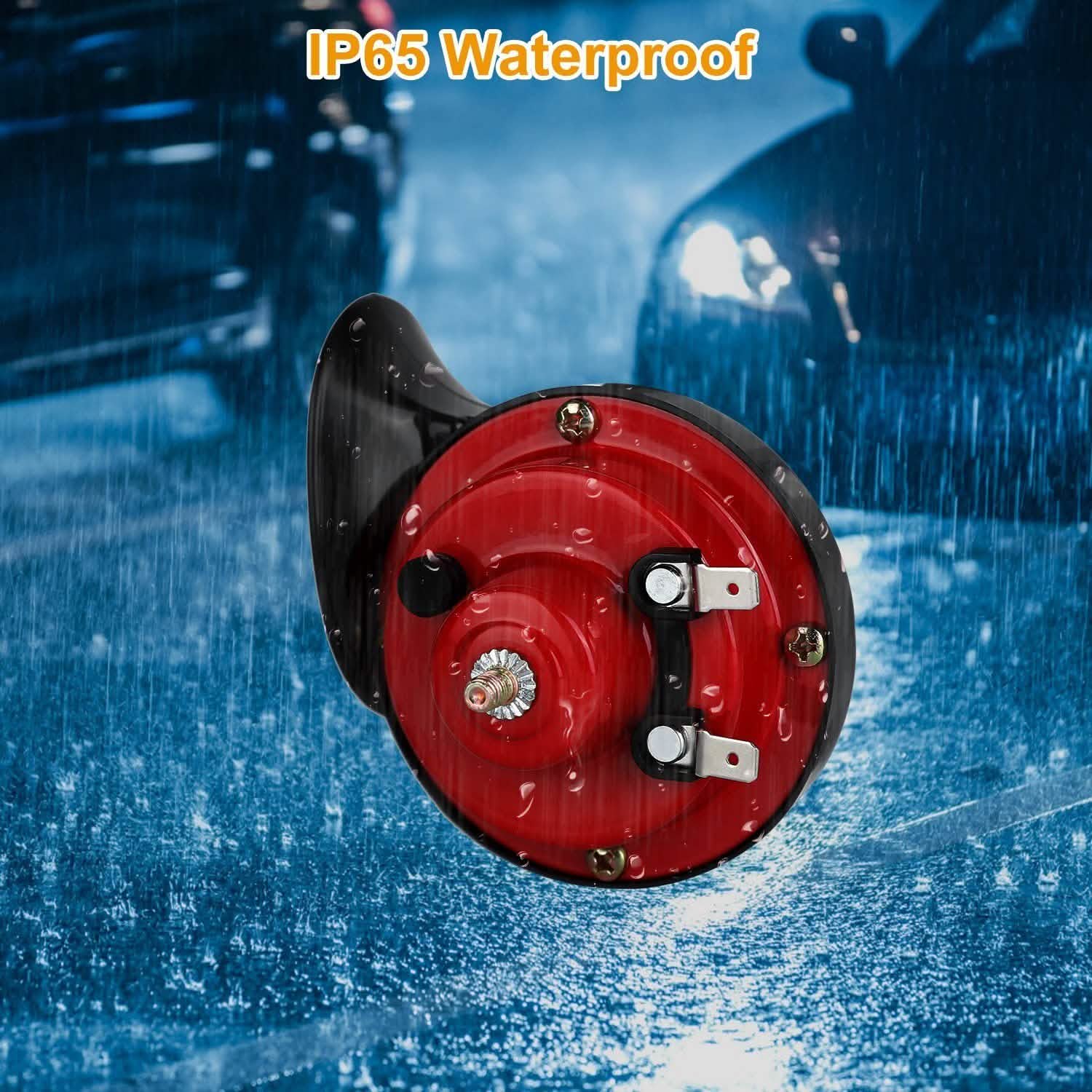 2-Pieces: 115DB Car Snail Horns 12V