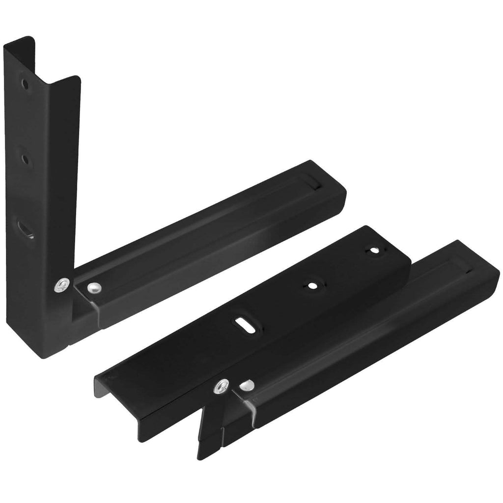 2-Pieces: Adjustable Wall Mount Microwave Brackets