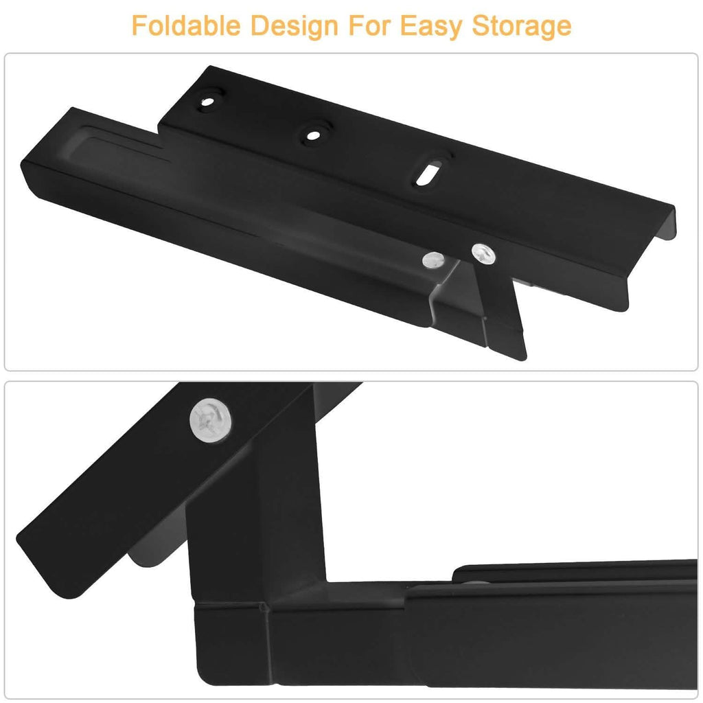 2-Pieces: Adjustable Wall Mount Microwave Brackets