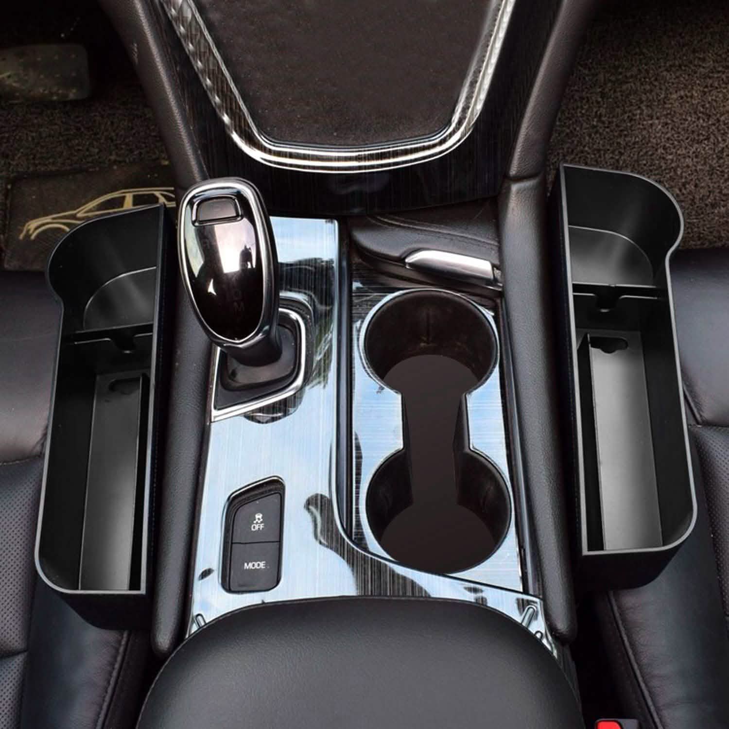 2-Pieces: Car Console Side Organizer