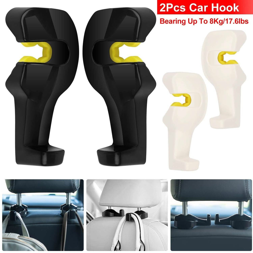 2-Pieces: Car Seat Headrest Hanger