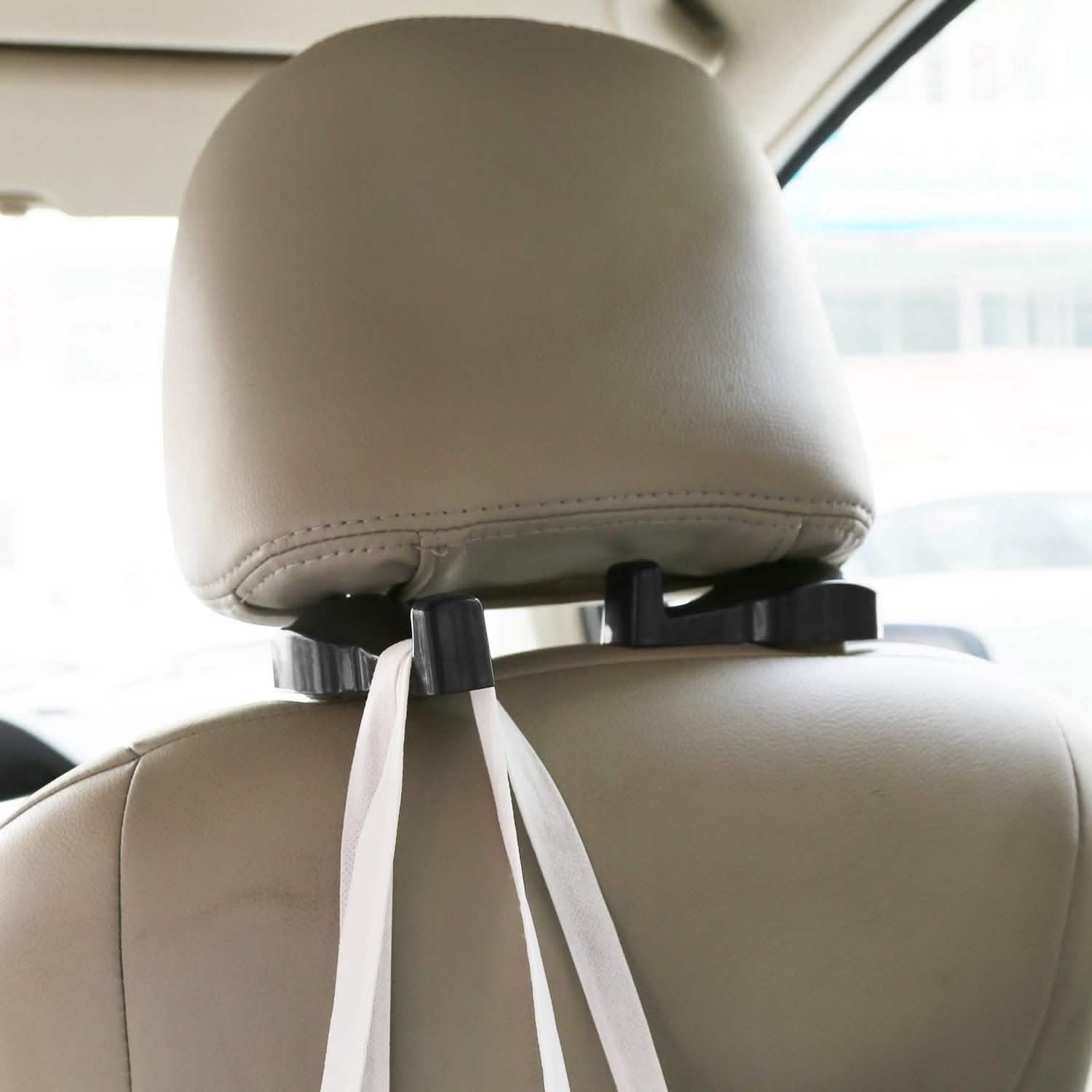 2-Pieces: Car Seat Headrest Hanger