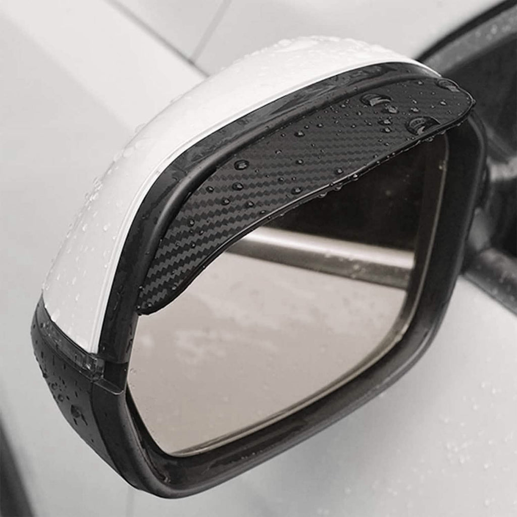 2-Pieces: Car Side Mirror Rain Guard