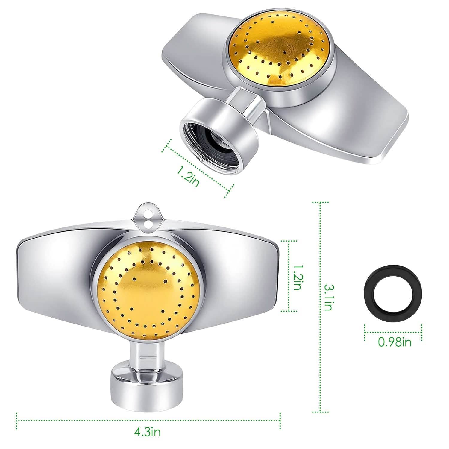 2-Pieces: Circular Spot Sprinkler 60 Degree with Gentle Water Flow