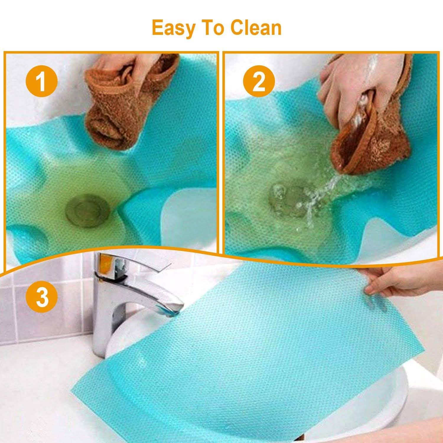 2-Pieces: Easy Clean Fridge Pads