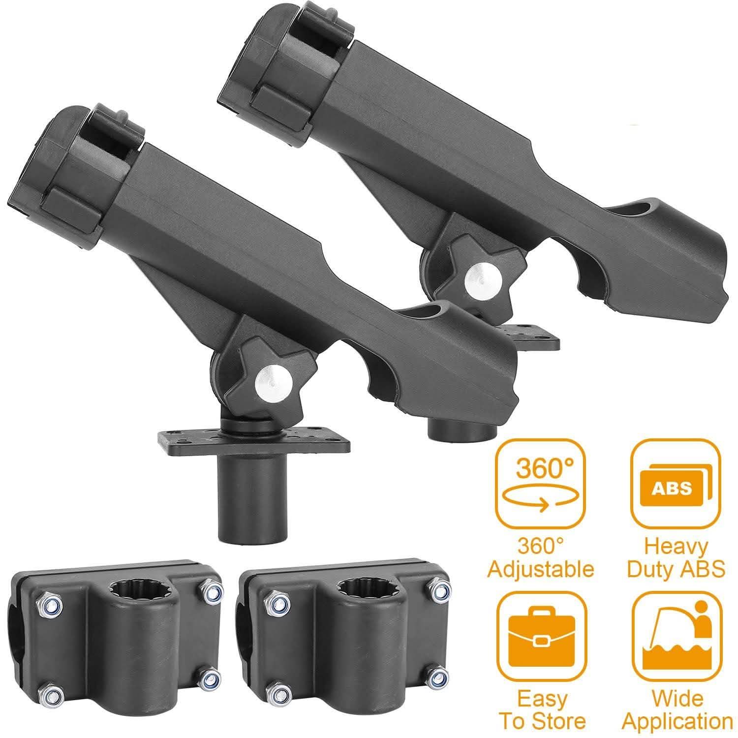 2-Pieces: Fishing Boat Rod Holders