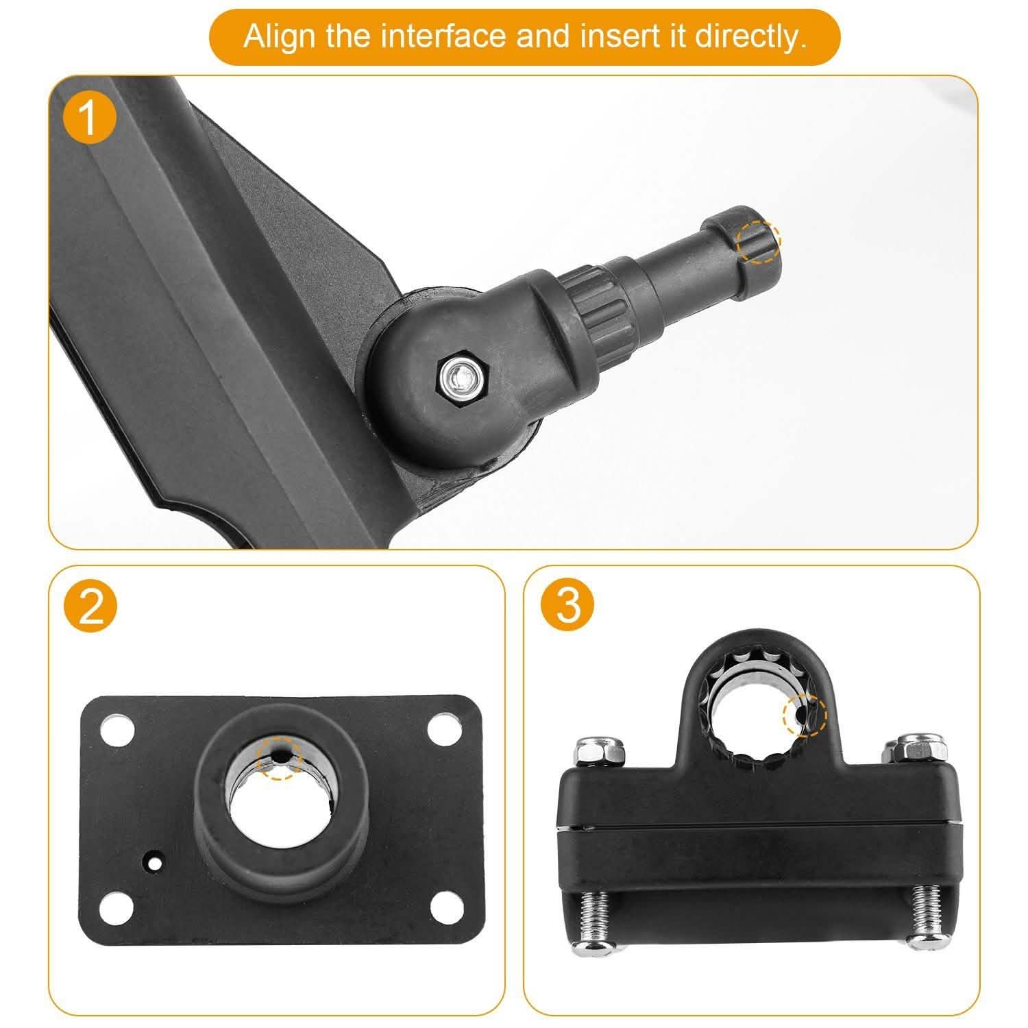 2-Pieces: Fishing Boat Rod Holders