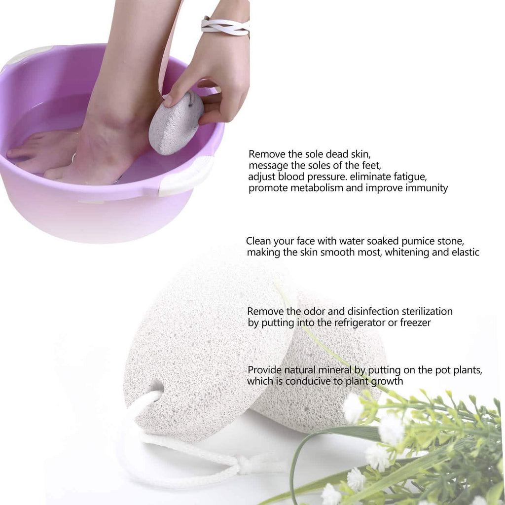 2-Pieces: Natural Pumice Stone