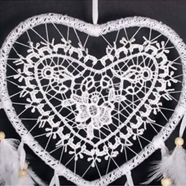 2-Pieces: Romantic LED Dream Catcher with Feather Dreamcatcher Night Light