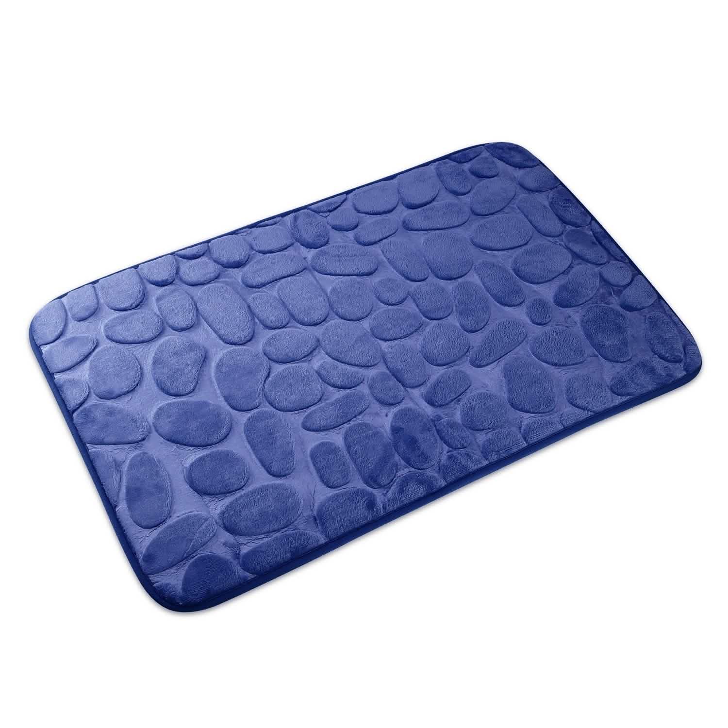 2-Pieces Set: Bathroom Rugs Luxury Flannel Non-Slip
