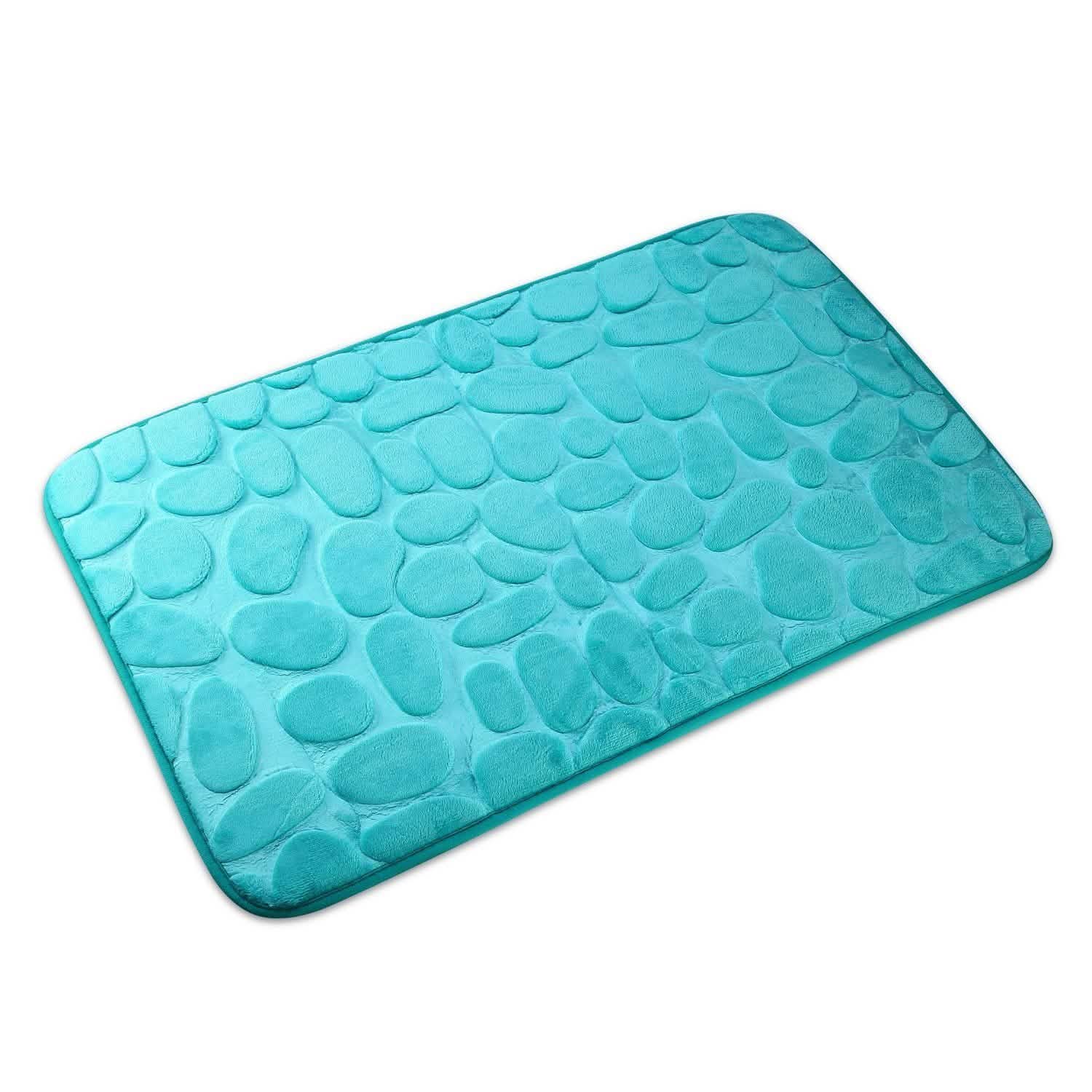 2-Pieces Set: Bathroom Rugs Luxury Flannel Non-Slip