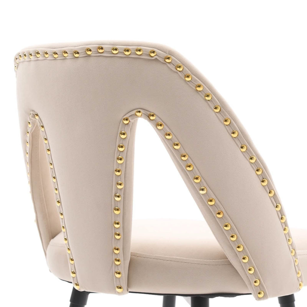2-Pieces Set: Contemporary Upholstered Barstool