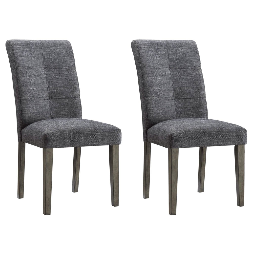 2-Pieces Set: Dining Room Chairs with Solid Wood Legs