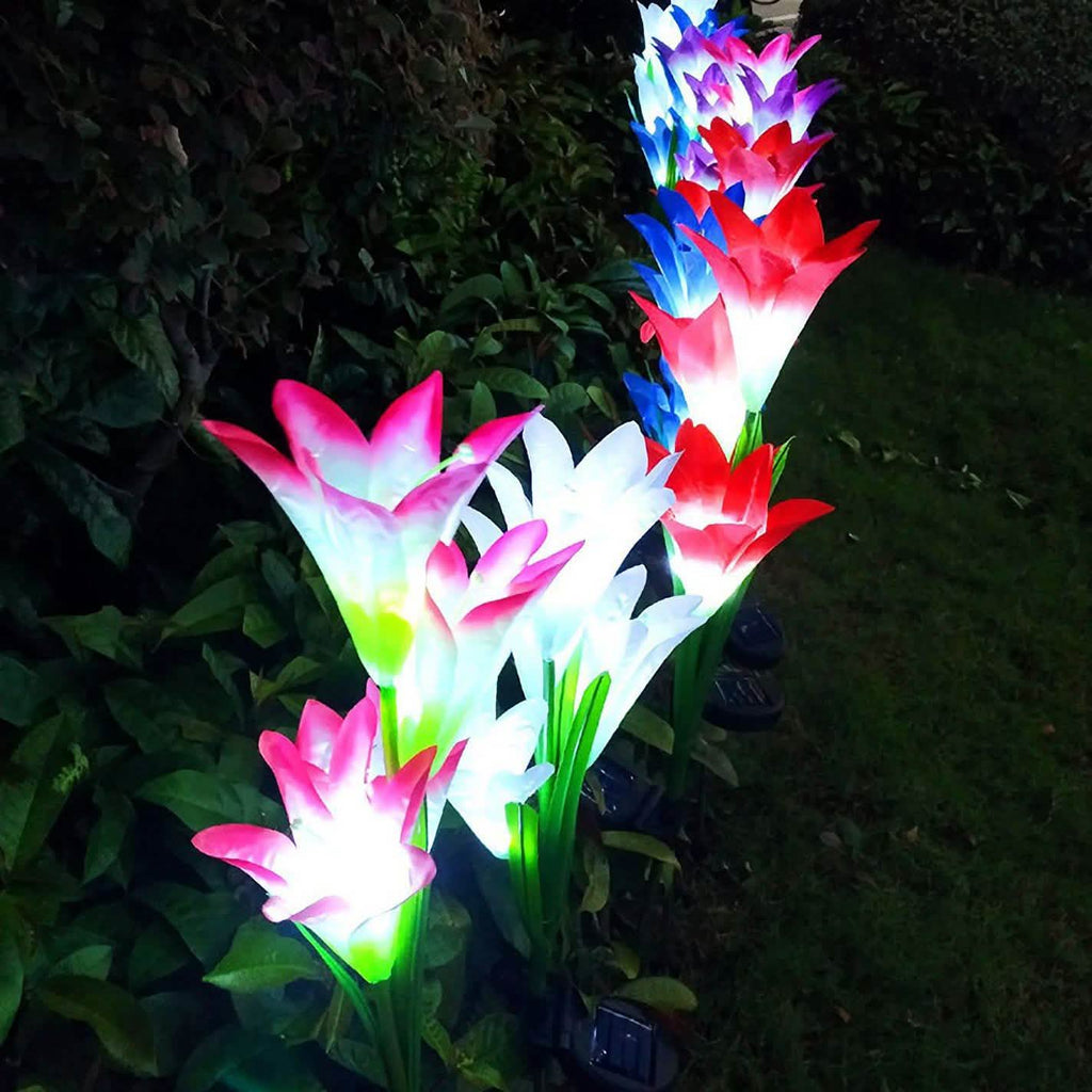 2-Pieces: Solar Garden Lights Outdoor