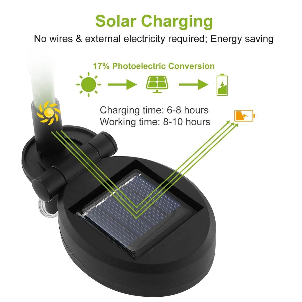 2-Pieces: Solar Garden Lights Outdoor