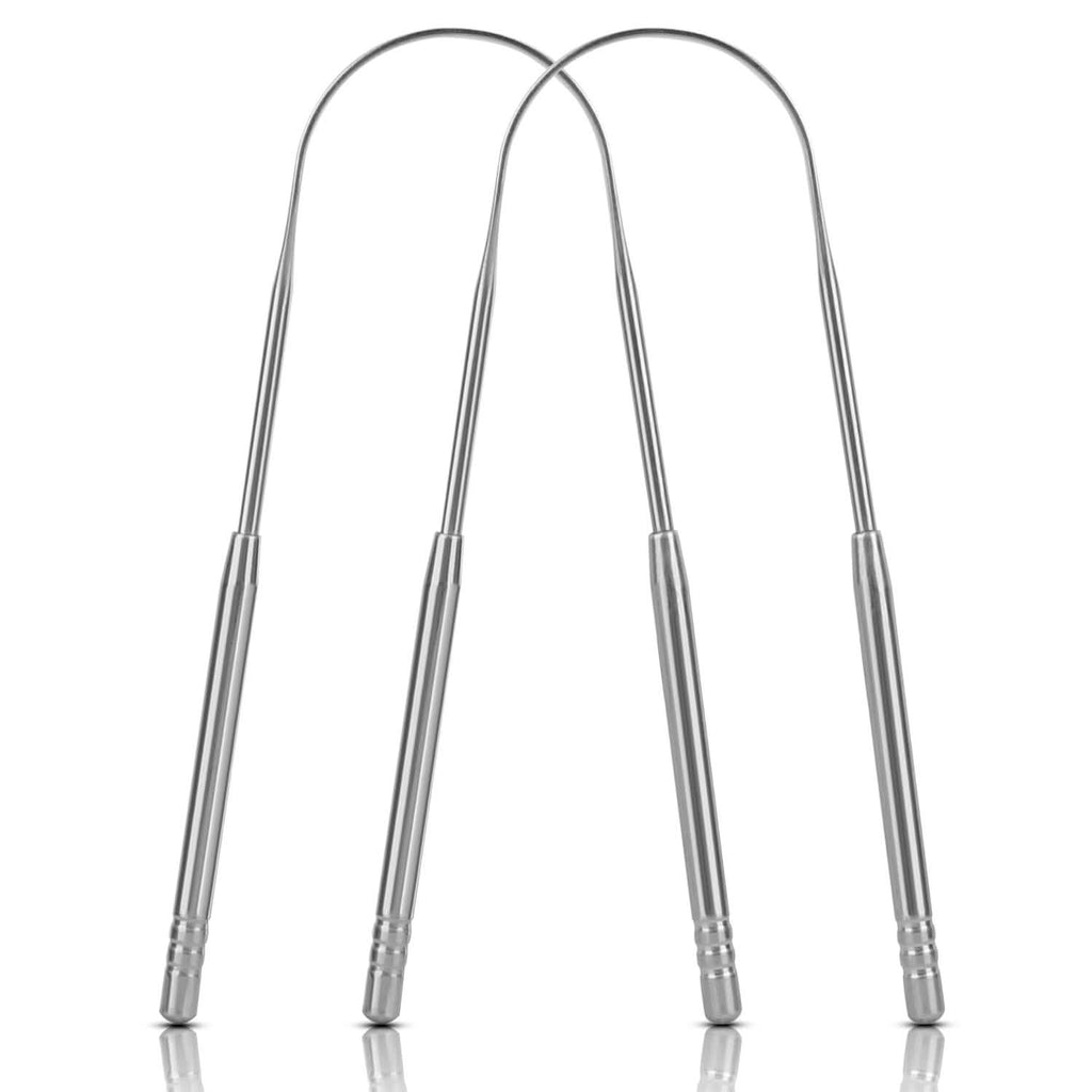 2-Pieces: Tongue Scraper Cleaner Stainless Steel