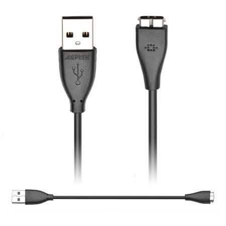 2-Pieces: USB Replacement Charging Cord Cable for Fitbit Charge HR Wristband Wireless Activity Tracker