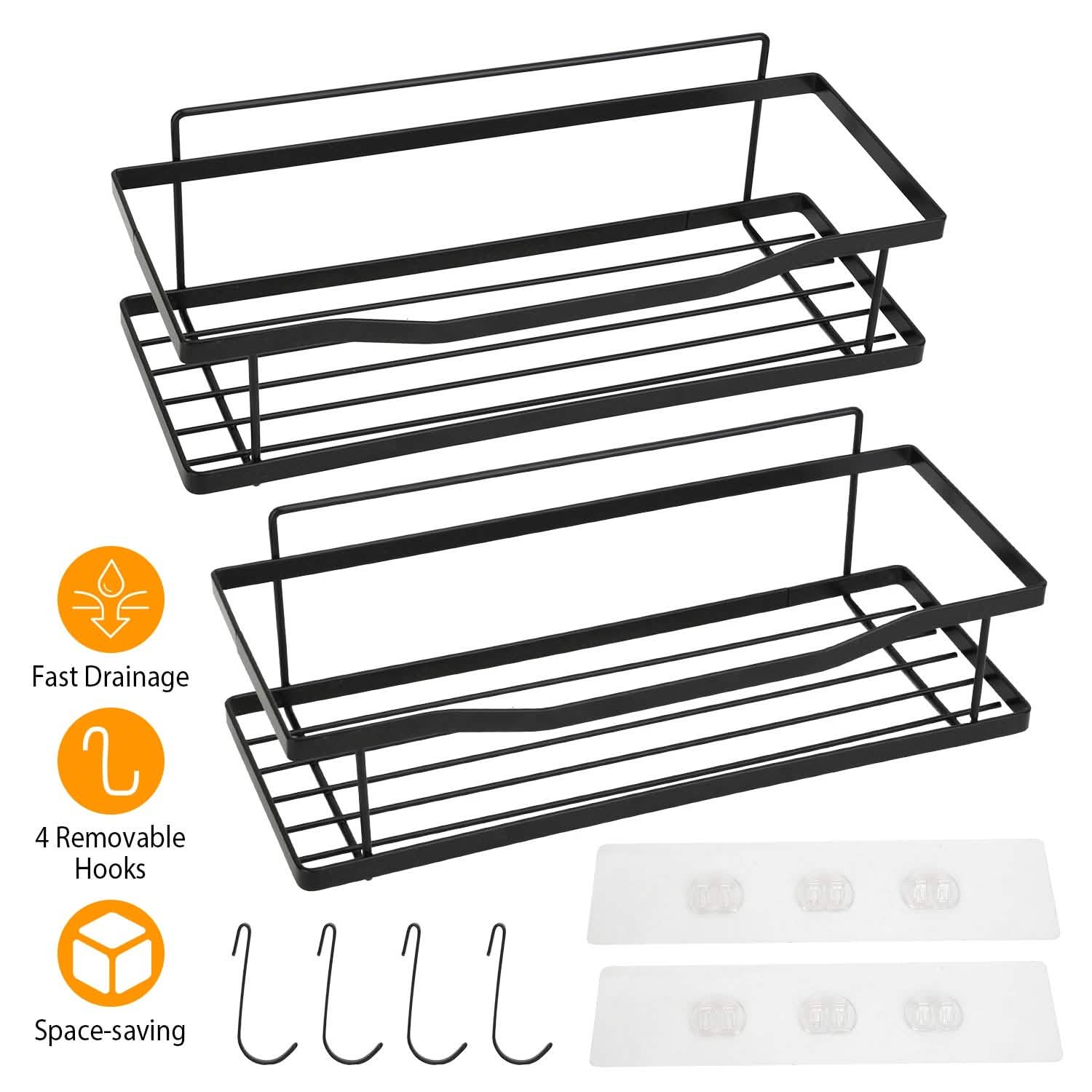 2-Tier Shower Caddy Shelf Holder