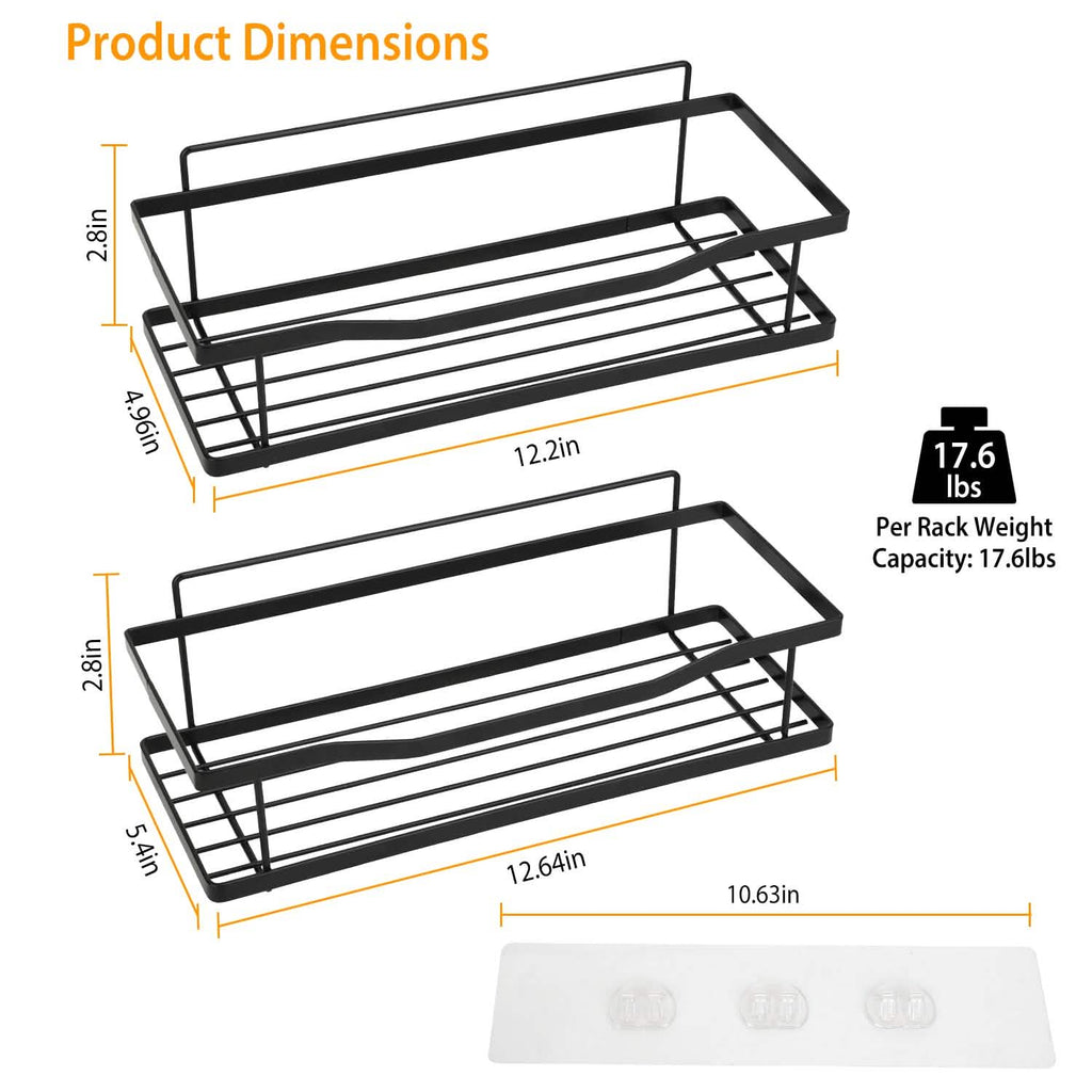 2-Tier Shower Caddy Shelf Holder