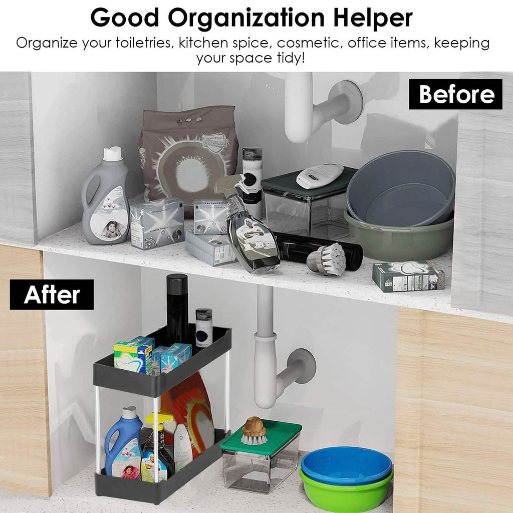 2-Tier Under Sink Shelf Organizer