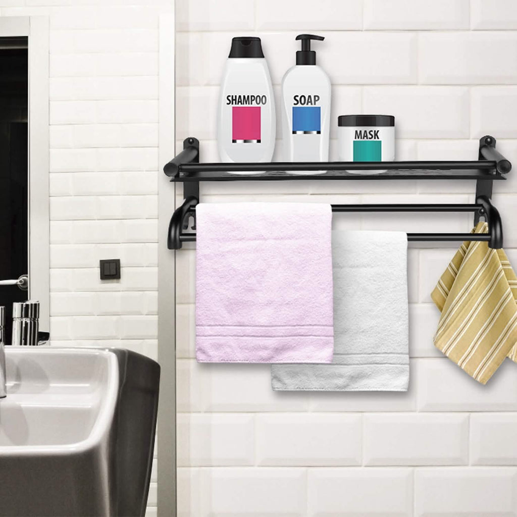 2-Tier Wall Mounted Towel Rack