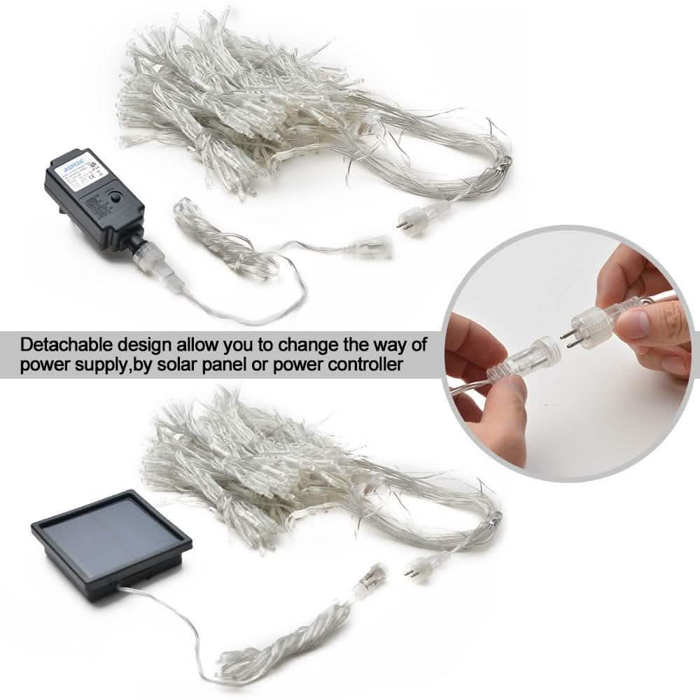 2-Way Operated Curtains Light Solar Power Controller