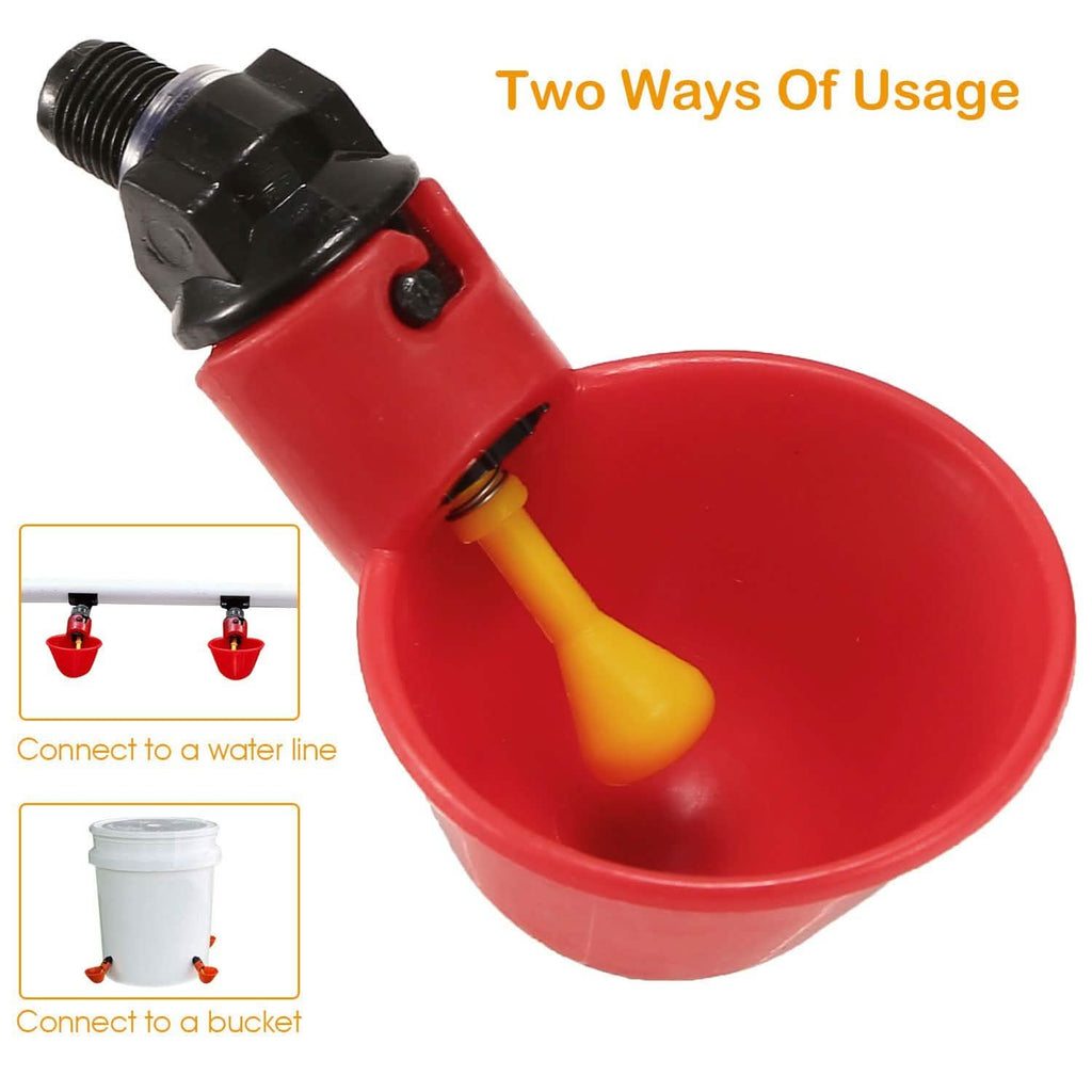 20-Pack: Chicken Waterer Automatic Drinker