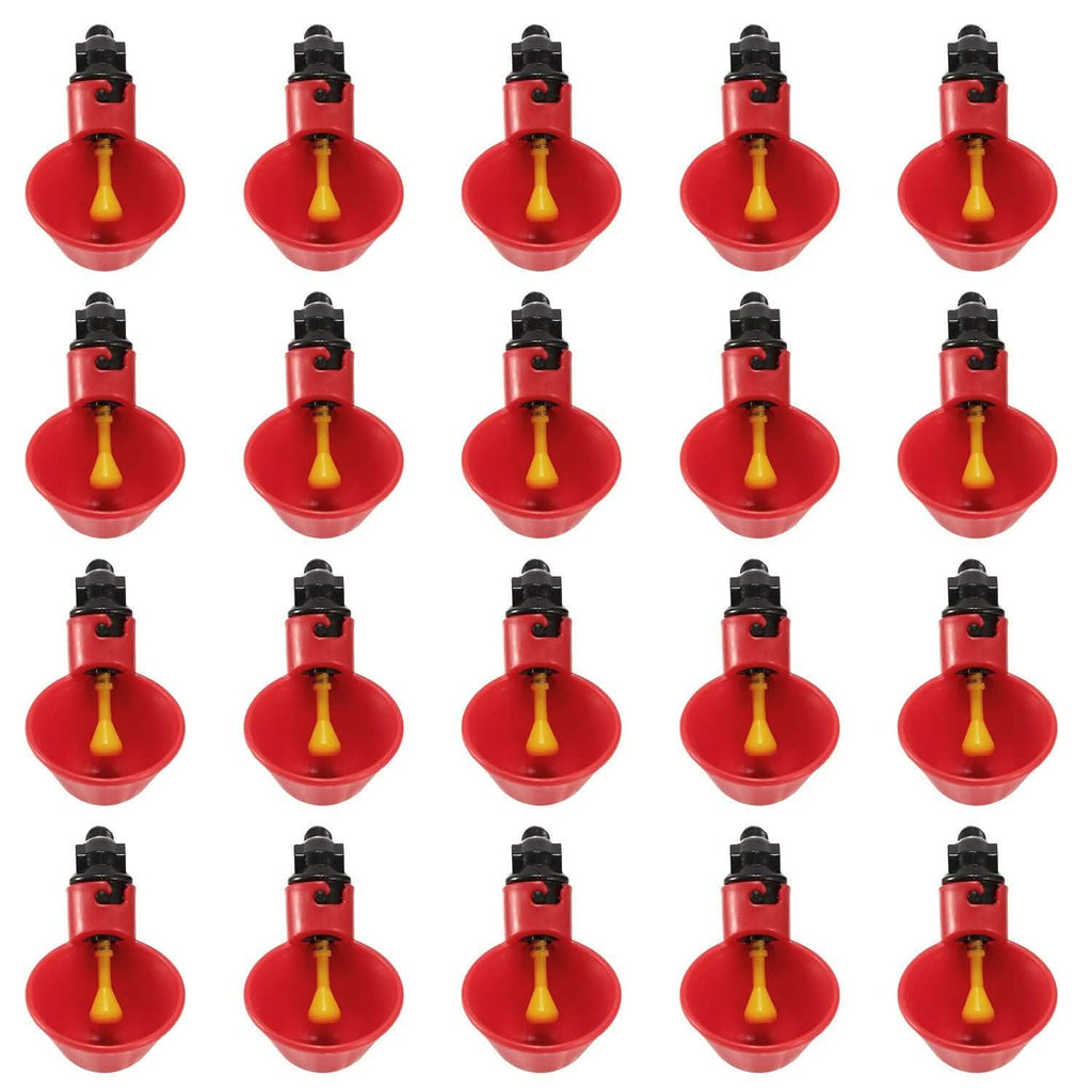 20-Pack: Chicken Waterer Automatic Drinker