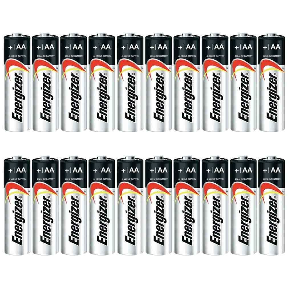 20-Pack: Energizer AA or AAA Max Alkaline Batteries