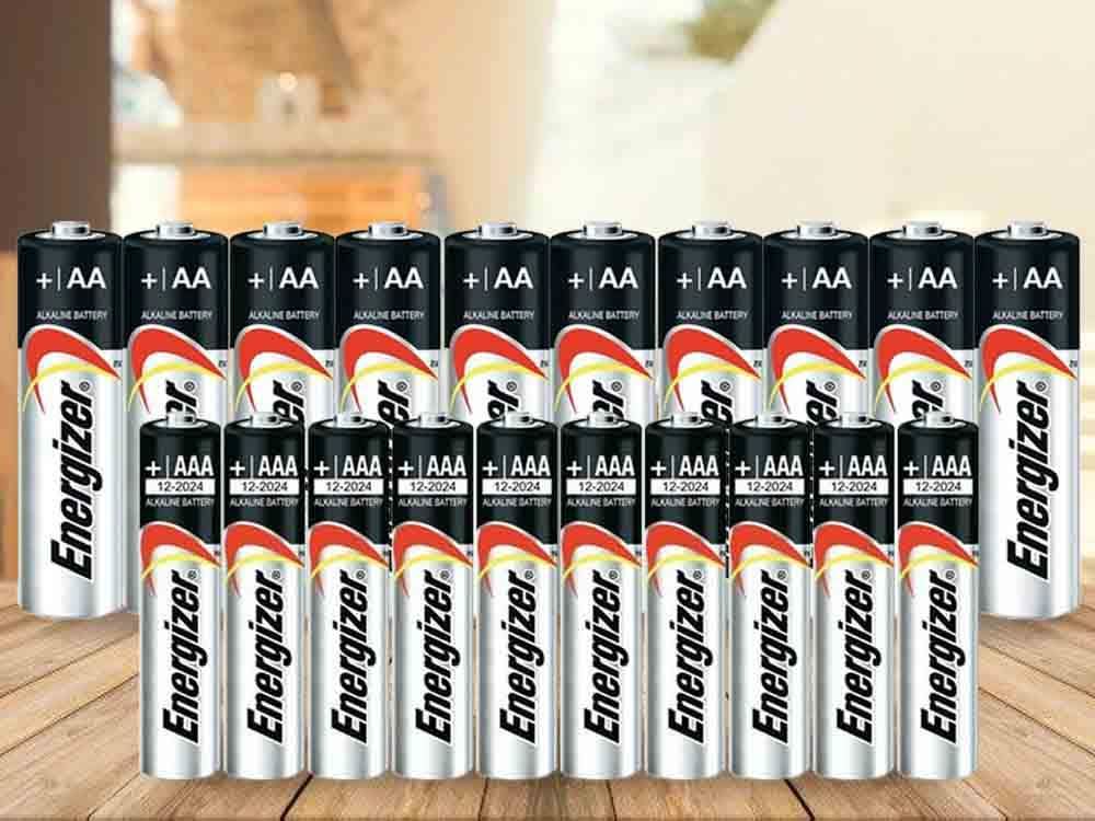 20-Pack: Energizer AA or AAA Max Alkaline Batteries