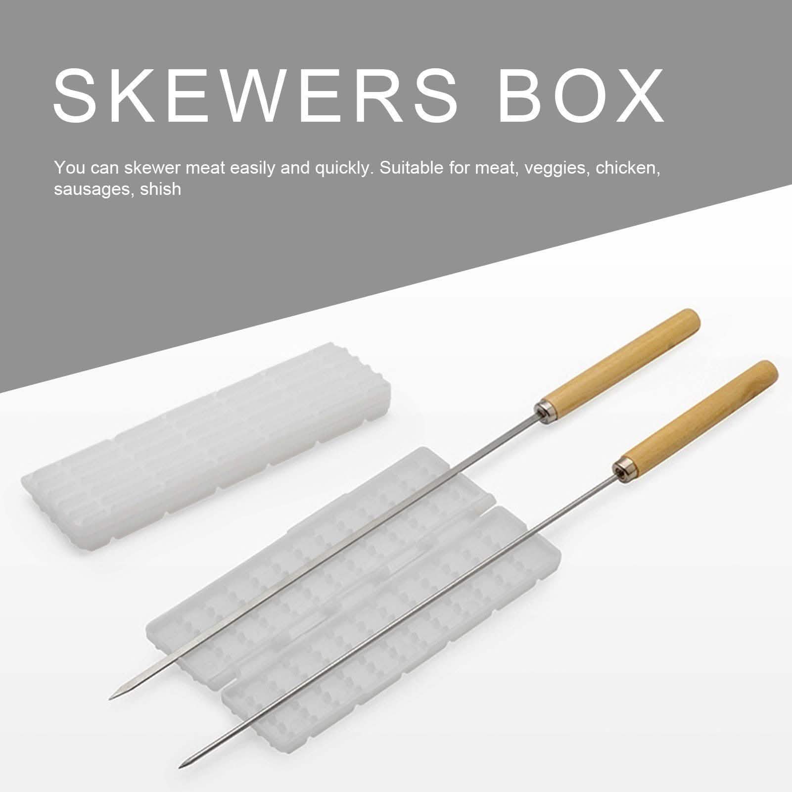 20-Piece: Barbecue Skewer Grilling Kabob