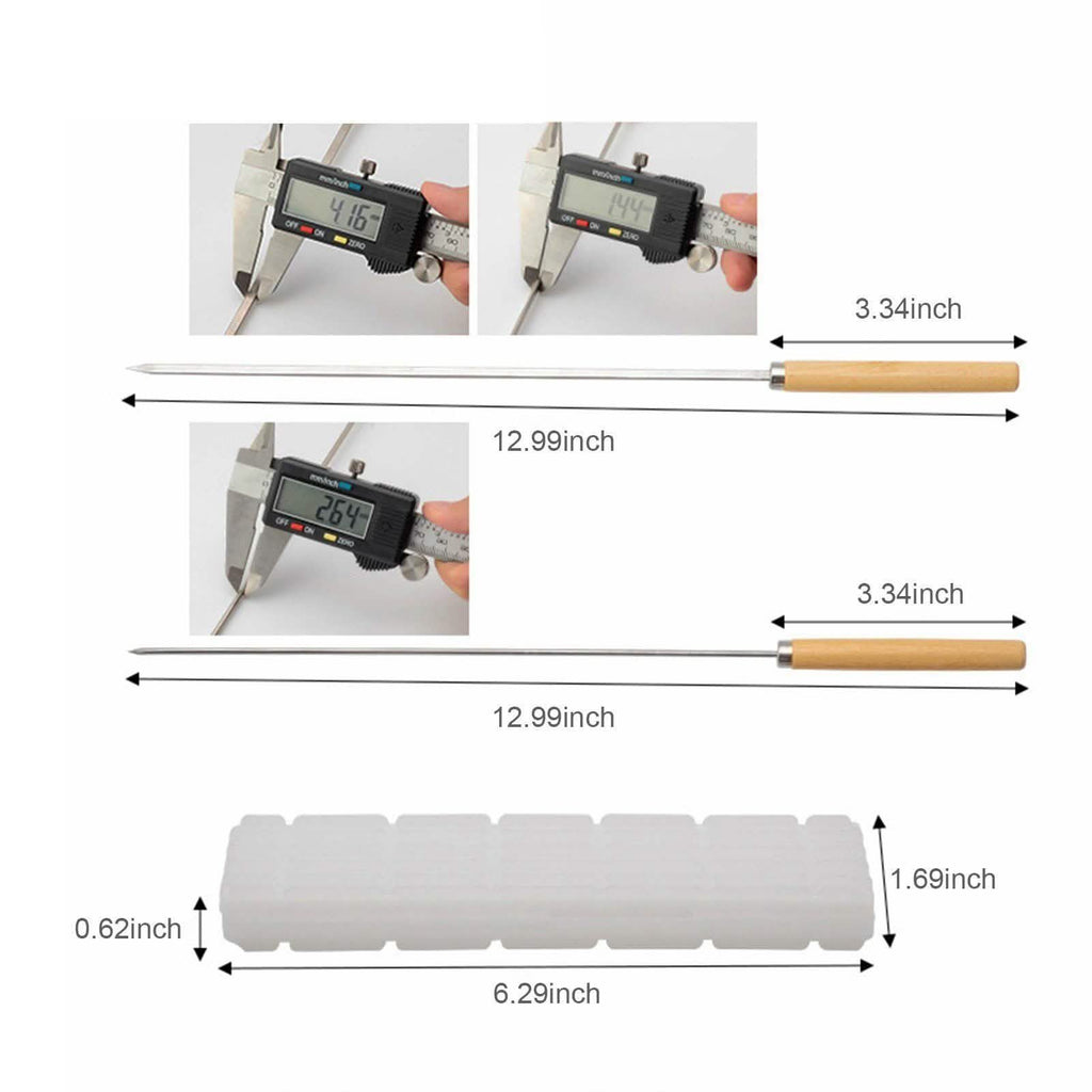 20-Piece: Barbecue Skewer Grilling Kabob