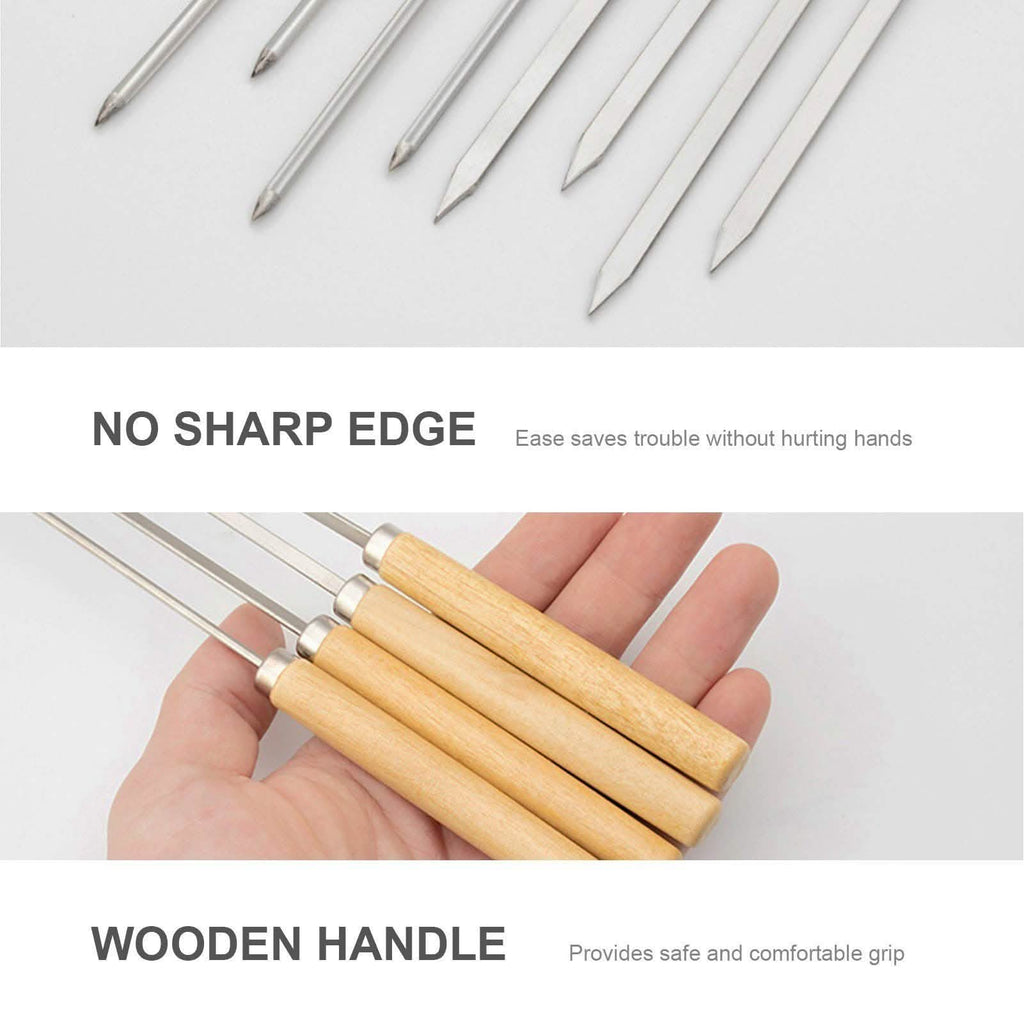 20-Piece: Barbecue Skewer Grilling Kabob