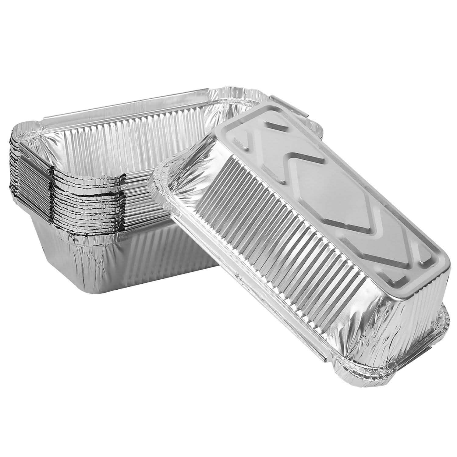 20-Piece: Disposable Aluminum Foil Pans