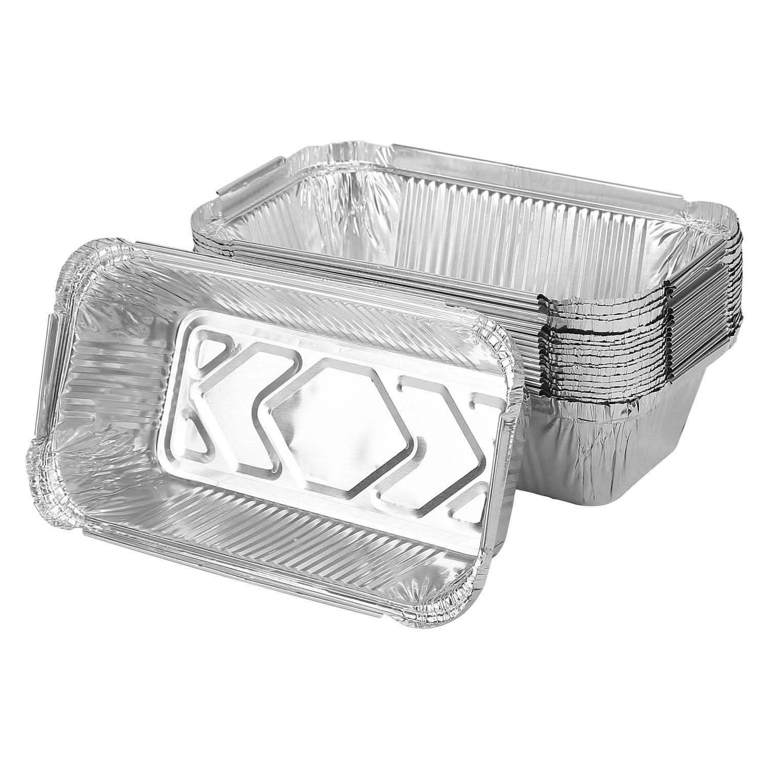 20-Piece: Disposable Aluminum Foil Pans