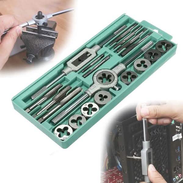20-Piece: Metric Hand Tap and Die Set