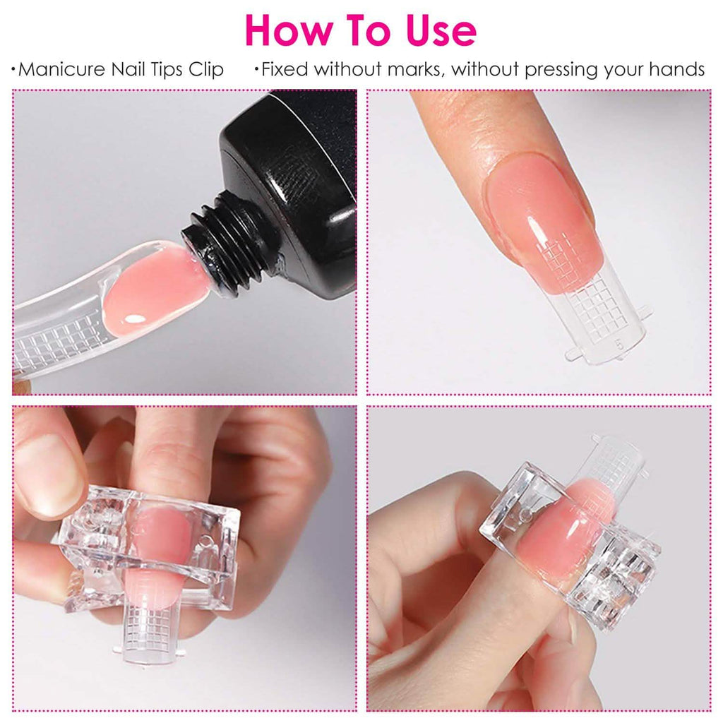 20-Piece: Nail Tip Clips