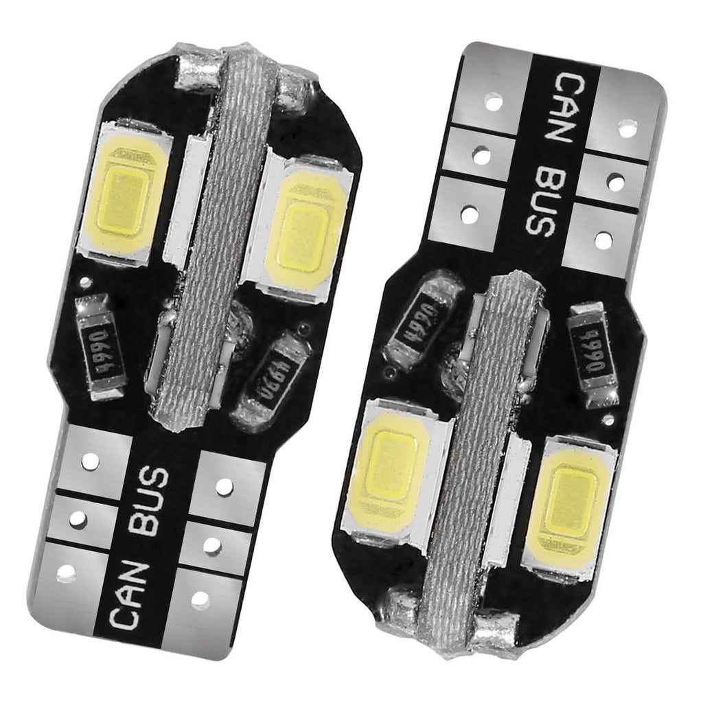 20-Piece: T10 SMD5730 LED Light Bulbs