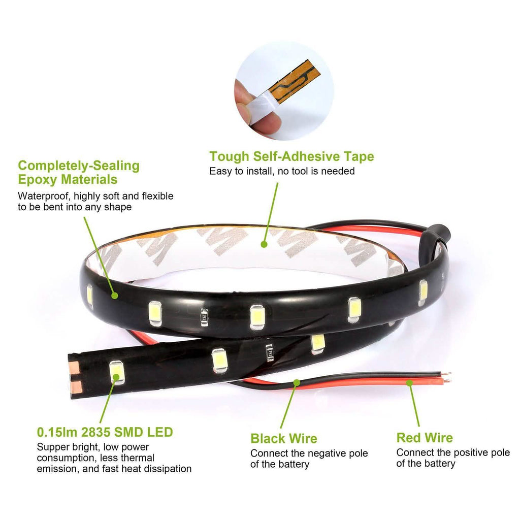 20-Pieces: 12V Auto-LED Light Strip