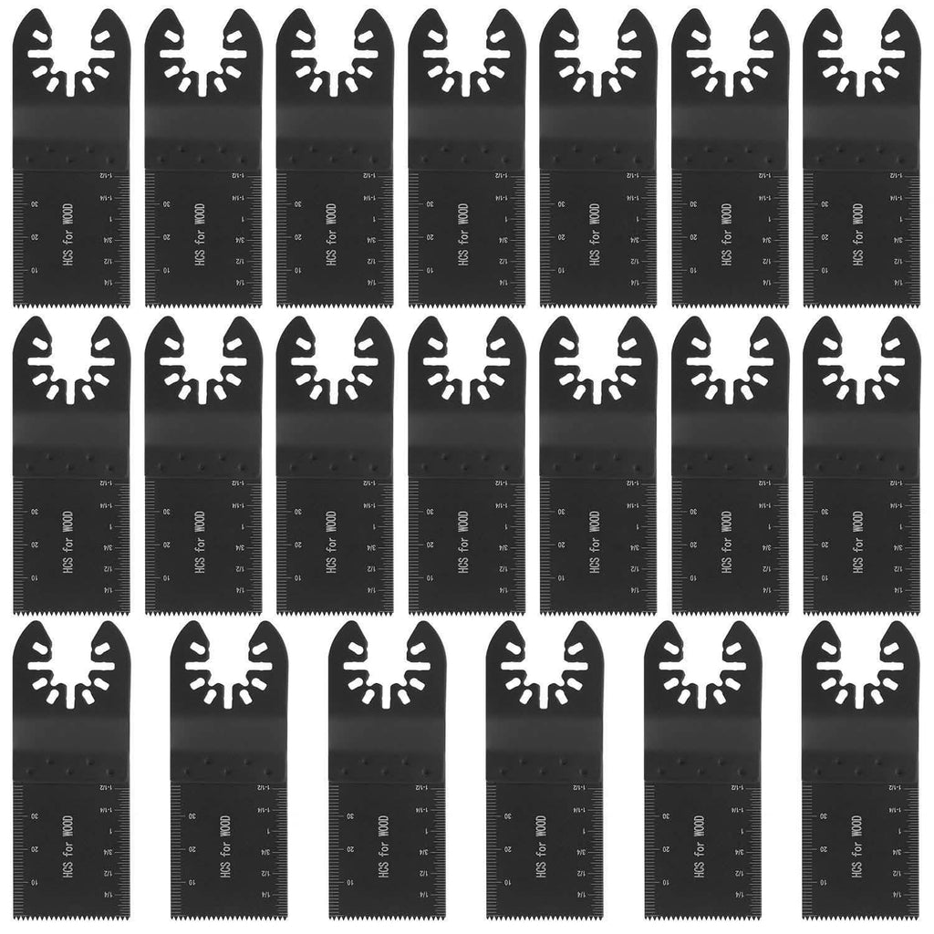 20-Pieces Set: Saw Blade Metal Oscillating Multitool Cutter Fit