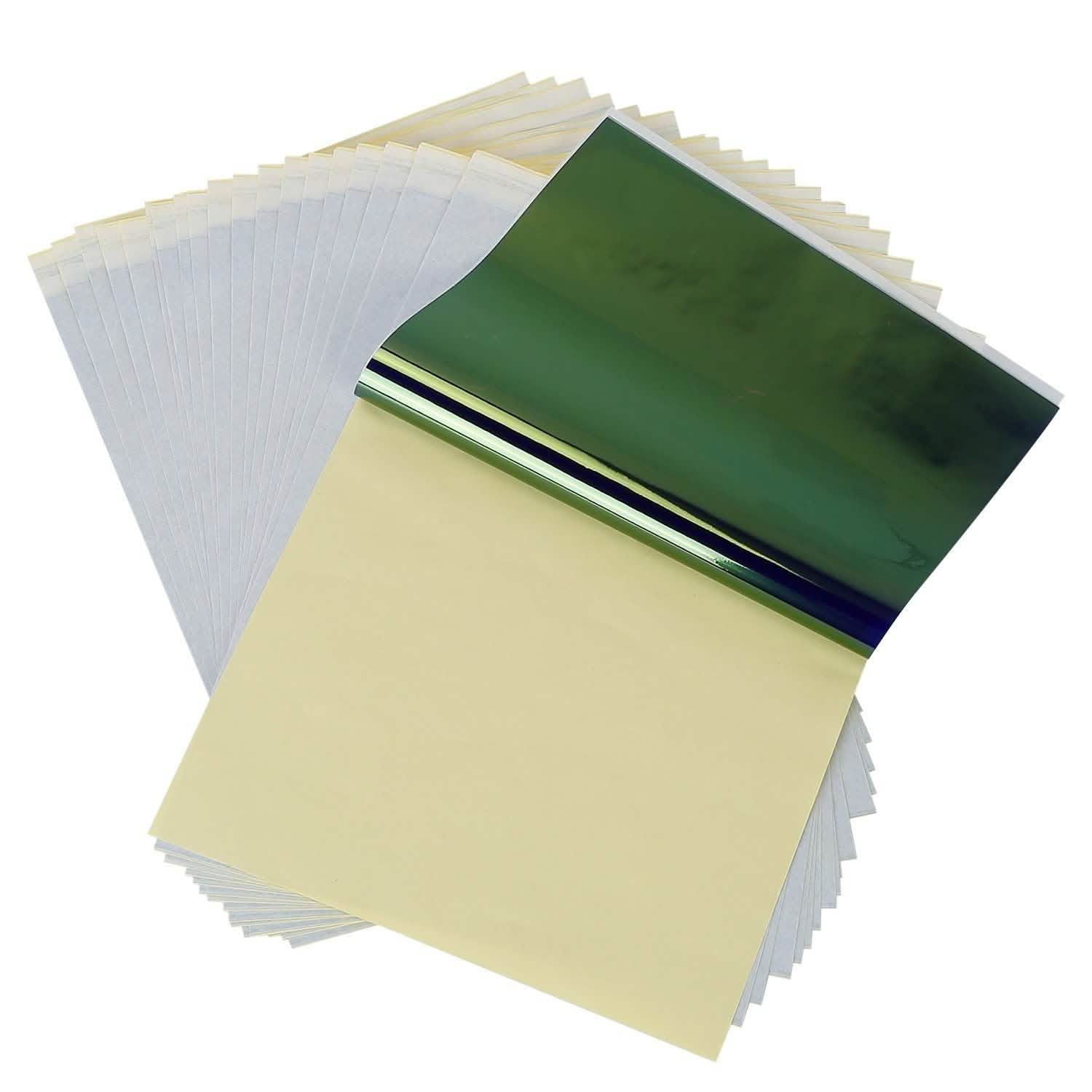 20-Pieces: Tattoo Transfer Paper 4 Layers Tattooing Skin Tattoo Kit A4