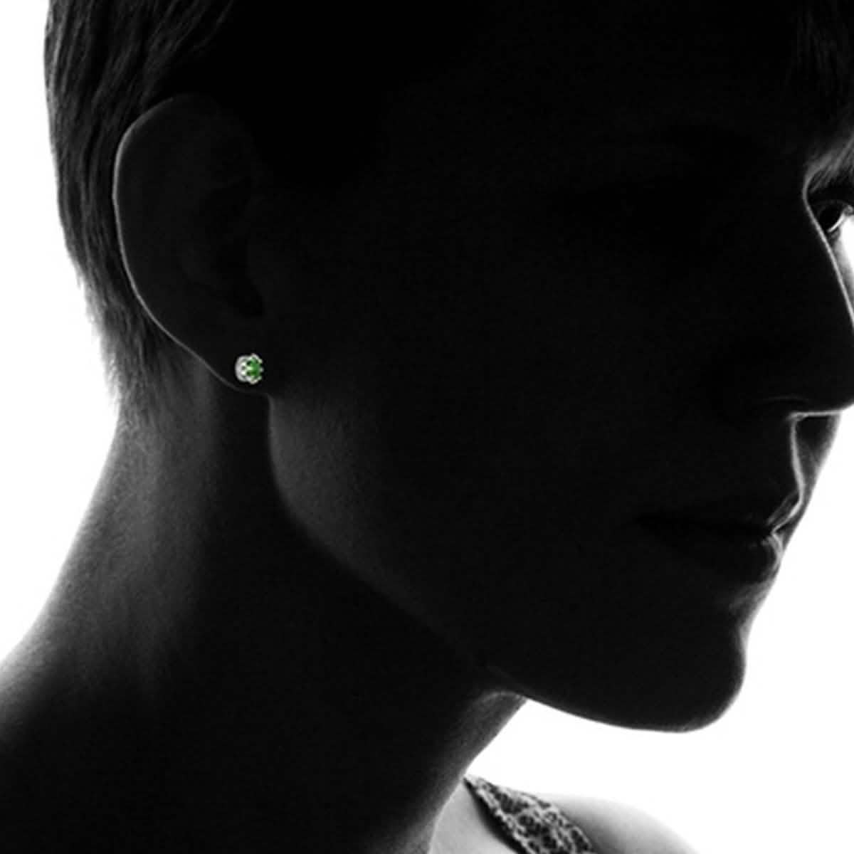 2.00 CTW Crown Stud Earrings