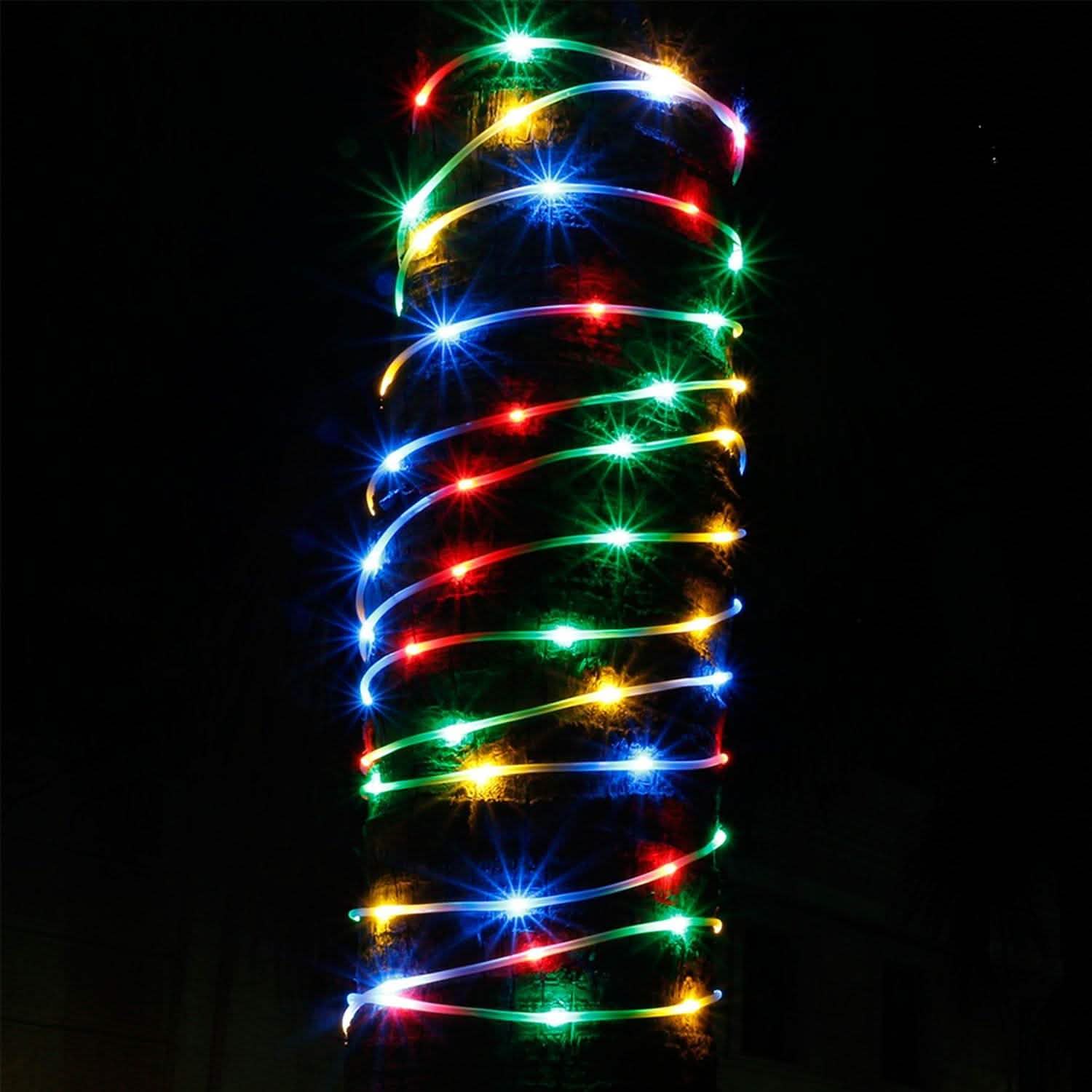 200 Led Multi-Color Waterproof Solar Rope String Fairy Lights